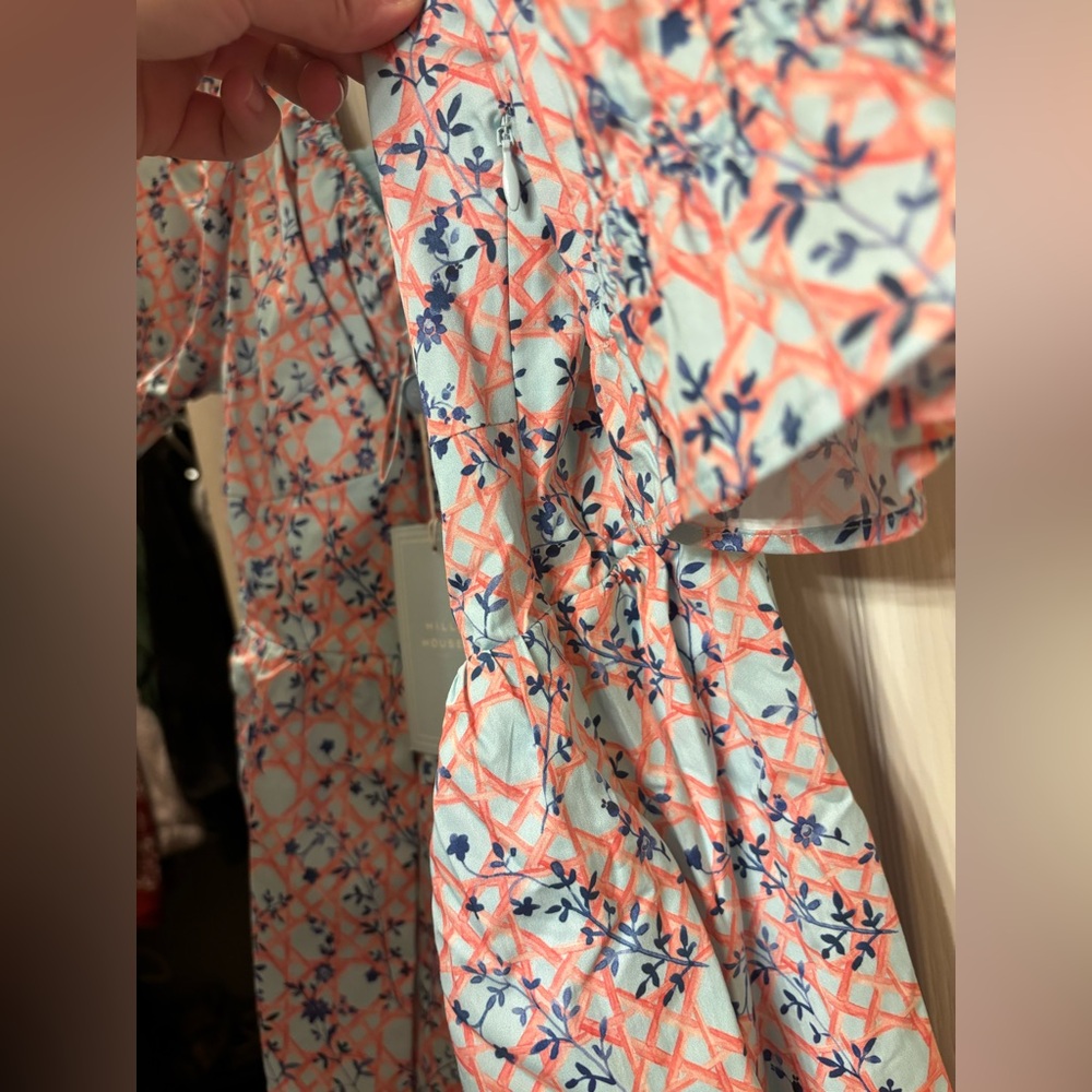 Hill House Floral Mini Dress - Blue and Pink - Picture 4 of 7